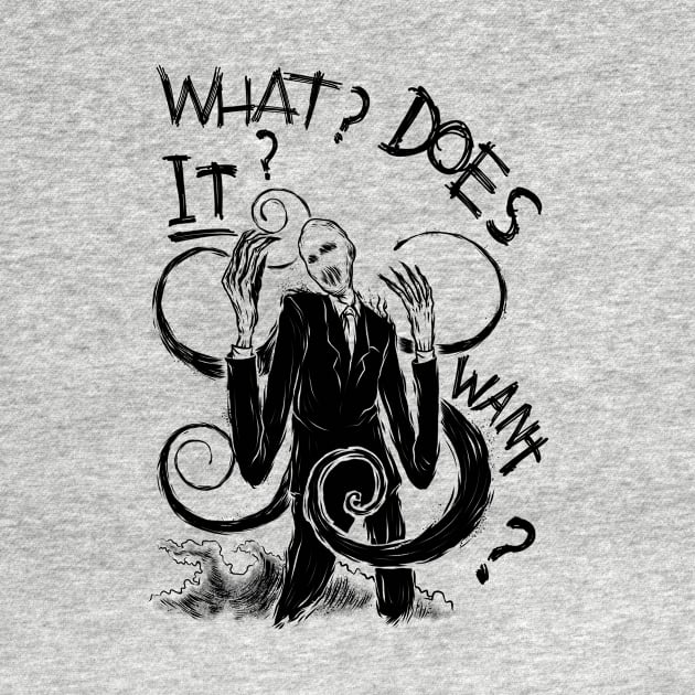 Tracking the Elusive Slender Man: A Quest for Answers by Holymayo Tee